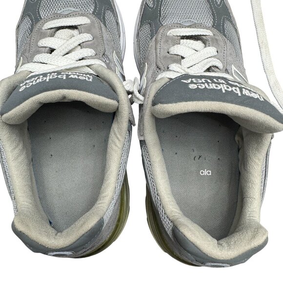 New Balance 993 Gray Suede Women's Sneakers WR993GL Made In USA, Size 9 - Picture 8 of 10